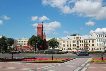 Картинка минск автор varvarra города беларусь цветы костел