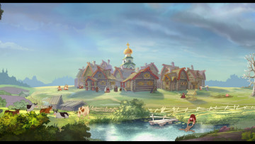 Картинка илья муромец соловей разбойник мультфильмы деревня