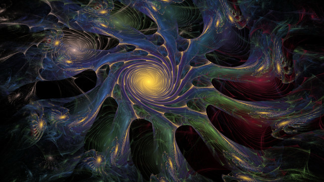 Обои картинки фото 3д, графика, fractal, фракталы, фон, тёмный, узор, абстракция