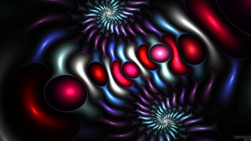 Картинка 3д графика fractal фракталы узор фон цвета