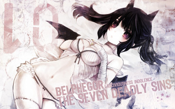 Картинка демон аниме angels demons нижнее белье крылья solo шрам рога девушка original duka