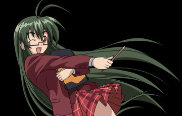 обоя аниме, mahou, sensei, negima, девушка