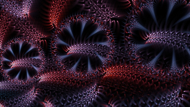 Обои картинки фото 3д, графика, fractal, фракталы, фон, цвета, линии, темный, изгибы, узор
