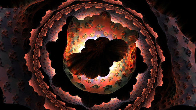 Обои картинки фото 3д, графика, fractal, фракталы, изгибы, фон, узор, линии