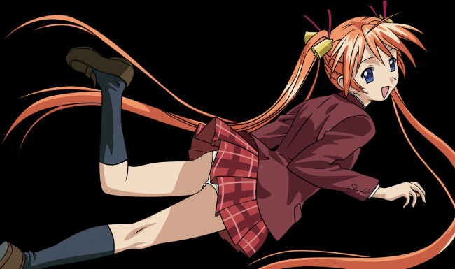 Обои картинки фото аниме, mahou, sensei, negima, девушка