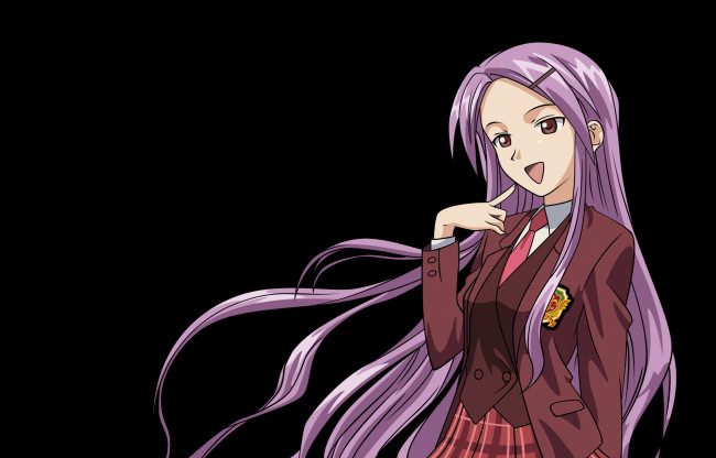 Обои картинки фото аниме, mahou, sensei, negima, девушка