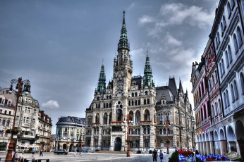 Картинка либерец+ Чехия города -+улицы +площади +набережные площадь ратуша