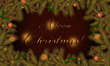 Картинка праздничные векторная+графика+ новый+год ветки