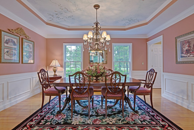 Обои картинки фото интерьер, столовая, стулья, стол