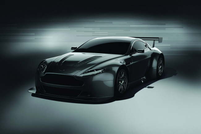 Обои картинки фото автомобили, 3д, aston, martin, vantage, gt3