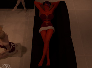 Картинка 3д+графика люди+ people лежит фон взгляд девушка