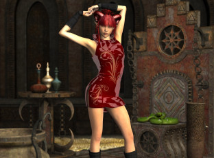 Картинка 3д+графика существа+ creatures кастаника взгляд фон