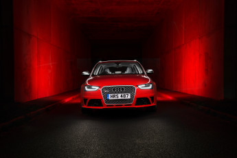 Картинка автомобили audi rs 4 avant uk-spec b8-8k красный