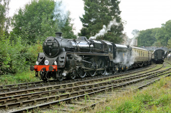 Картинка техника паровозы паровоз дорога железная