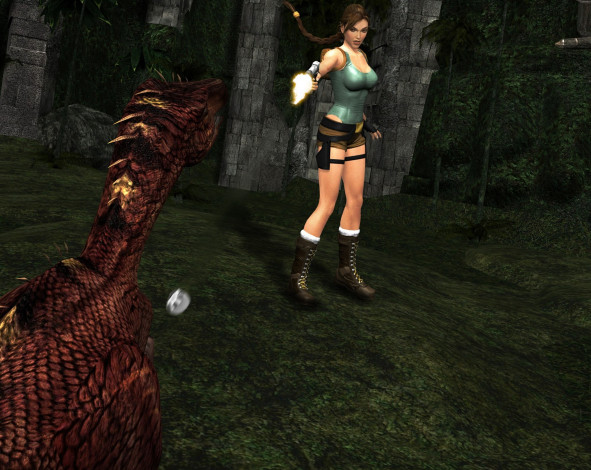 Обои картинки фото 3д графика, эльфы , elves, эльфийка, взгляд, фон, оружие, дракон