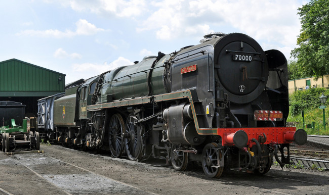 Обои картинки фото техника, паровозы, паровоз, дорога, железная