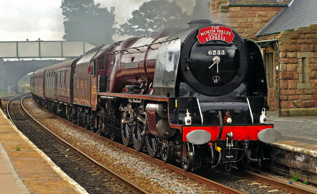 Обои картинки фото техника, паровозы, дорога, железная, паровоз