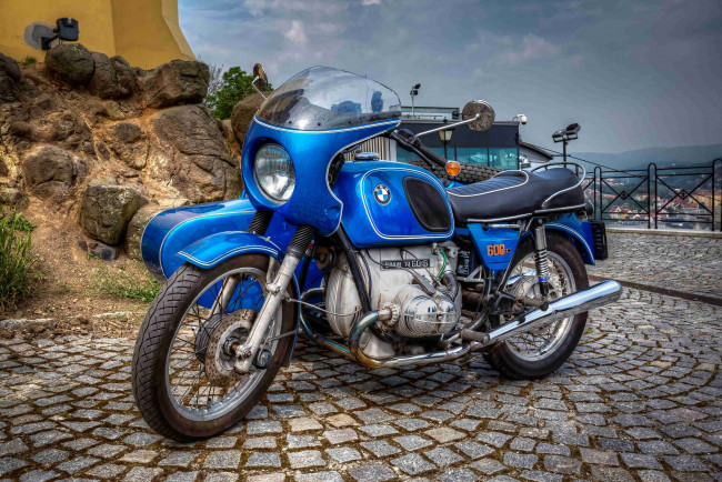 Обои картинки фото bmw r60, мотоциклы, мотоциклы с коляской, байк