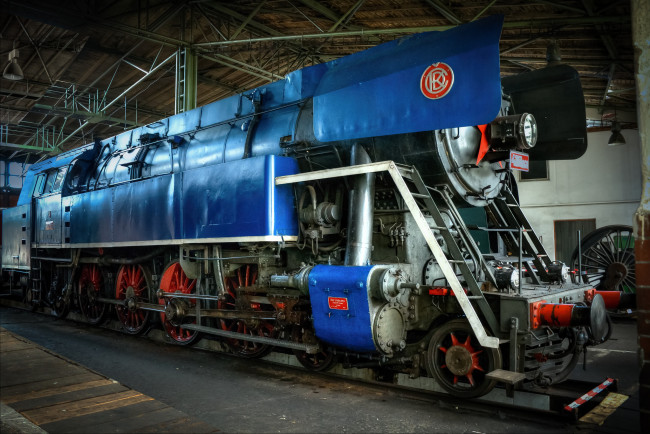 Обои картинки фото техника, паровозы, дорога, железная, паровоз