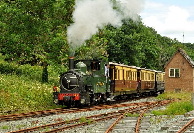 Обои картинки фото техника, паровозы, железная, дорога, паровоз