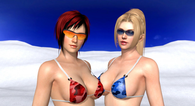 Обои картинки фото 3д графика, люди , people, фон, взгляд, девушки