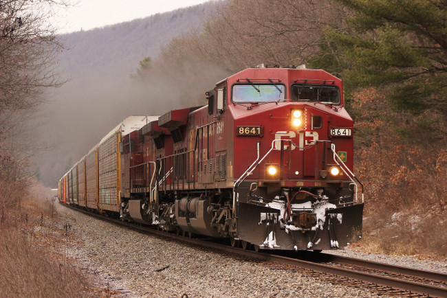 Обои картинки фото техника, поезда, локомотив, рельсы, дорога, состав, железная