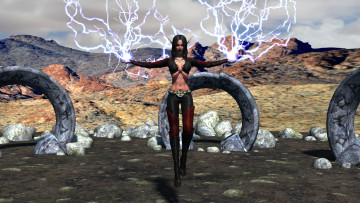 Картинка 3д+графика существа+ creatures фон взгляд девушка