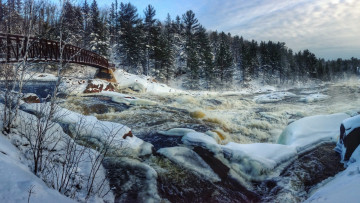 Картинка природа реки озера мост река