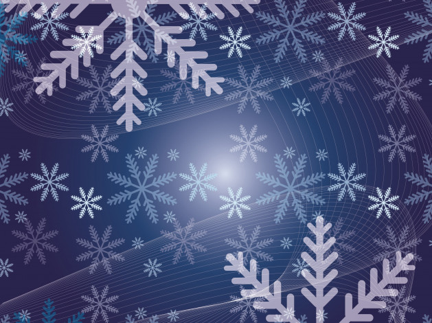 Обои картинки фото векторная графика, природа , nature, снежинки, цвета, фон, узор