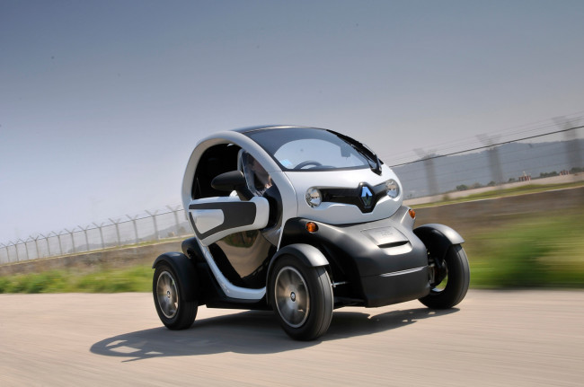 Обои картинки фото renault twizy ze concept 2016, автомобили, renault, 2016, concept, ze, twizy