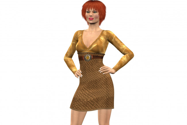 Обои картинки фото 3д графика, люди , people, фон, взгляд, девушка