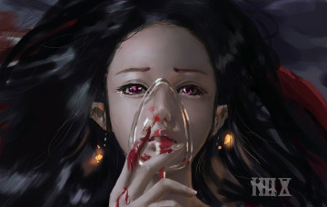 Картинка рисованное люди девушка