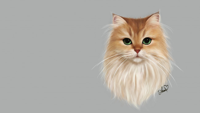 Обои картинки фото рисованное, животные,  коты, кошка, anne, novik, кот, пушистик, арт, smoothie, cat