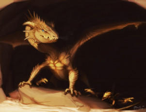 Картинка фэнтези драконы дракон