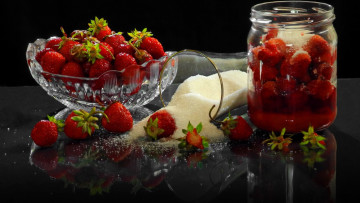 Картинка еда клубника +земляника
