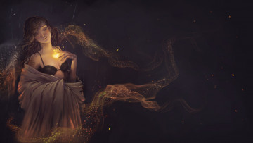 Картинка фэнтези маги +волшебники магия фон девушка