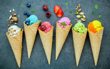 Картинка еда мороженое +десерты