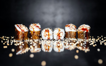 Картинка еда рыба +морепродукты +суши +роллы суши