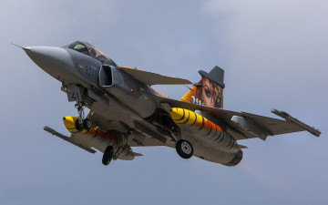 Картинка jas-39c+gripen авиация боевые+самолёты ввс