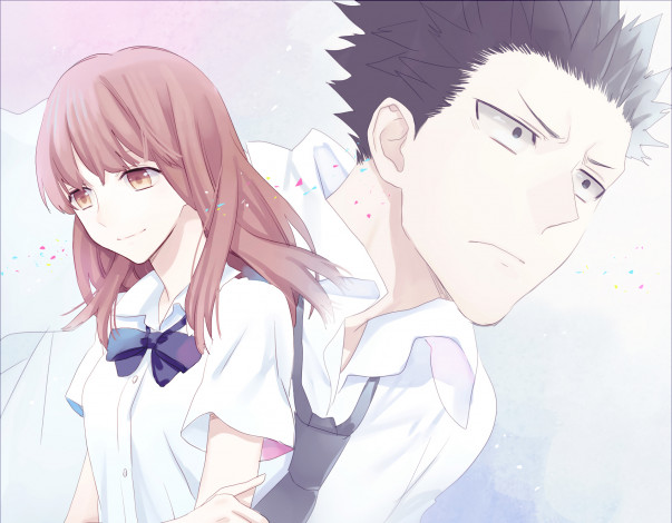 Обои картинки фото аниме, koe no katachi, форма, голоса