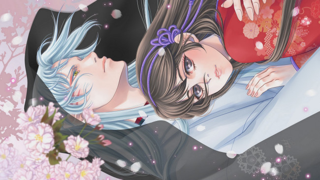 Обои картинки фото аниме, inuyasha, рин, сешоумару