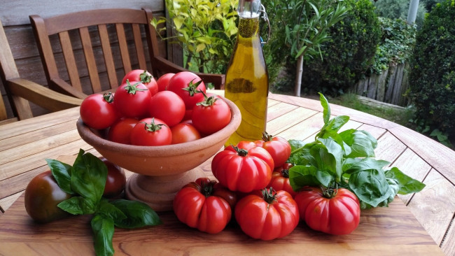 Обои картинки фото еда, помидоры, томаты