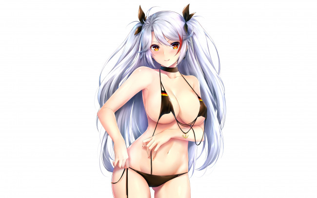 Обои картинки фото аниме, azur lane, девушка, взгляд, фон