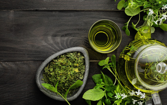 Обои картинки фото еда, напитки,  Чай, чай, зеленый