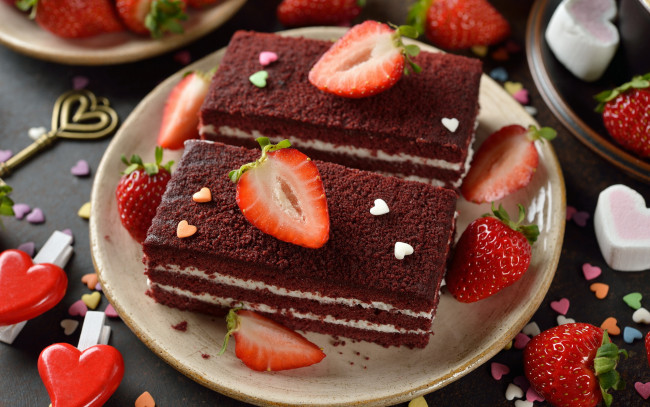 Обои картинки фото еда, пирожные,  кексы,  печенье, пирожное