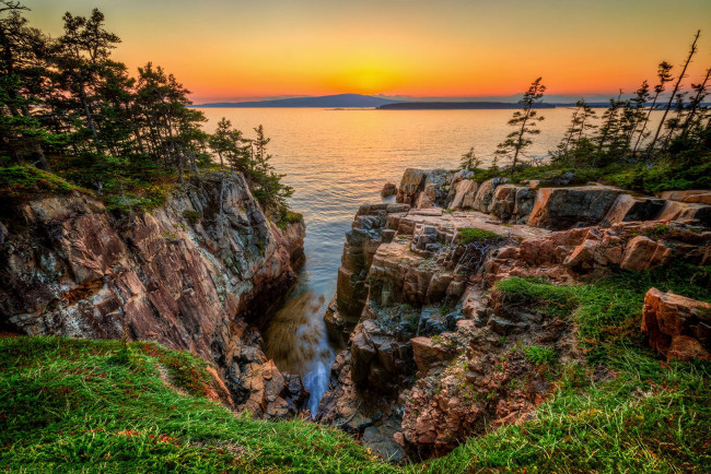 Обои картинки фото природа, восходы, закаты, простор