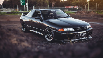 Картинка автомобили nissan datsun skyline gt-r r32
