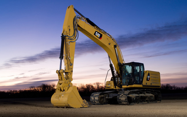 Обои картинки фото техника, экскаваторы, catetpillar
