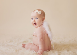 Картинка разное дети младенец крылья мех