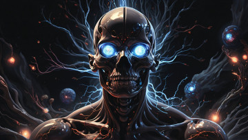 Картинка фэнтези нежить нейросети графика нейроарт ai art нейронные сети рисунки нейро искусство